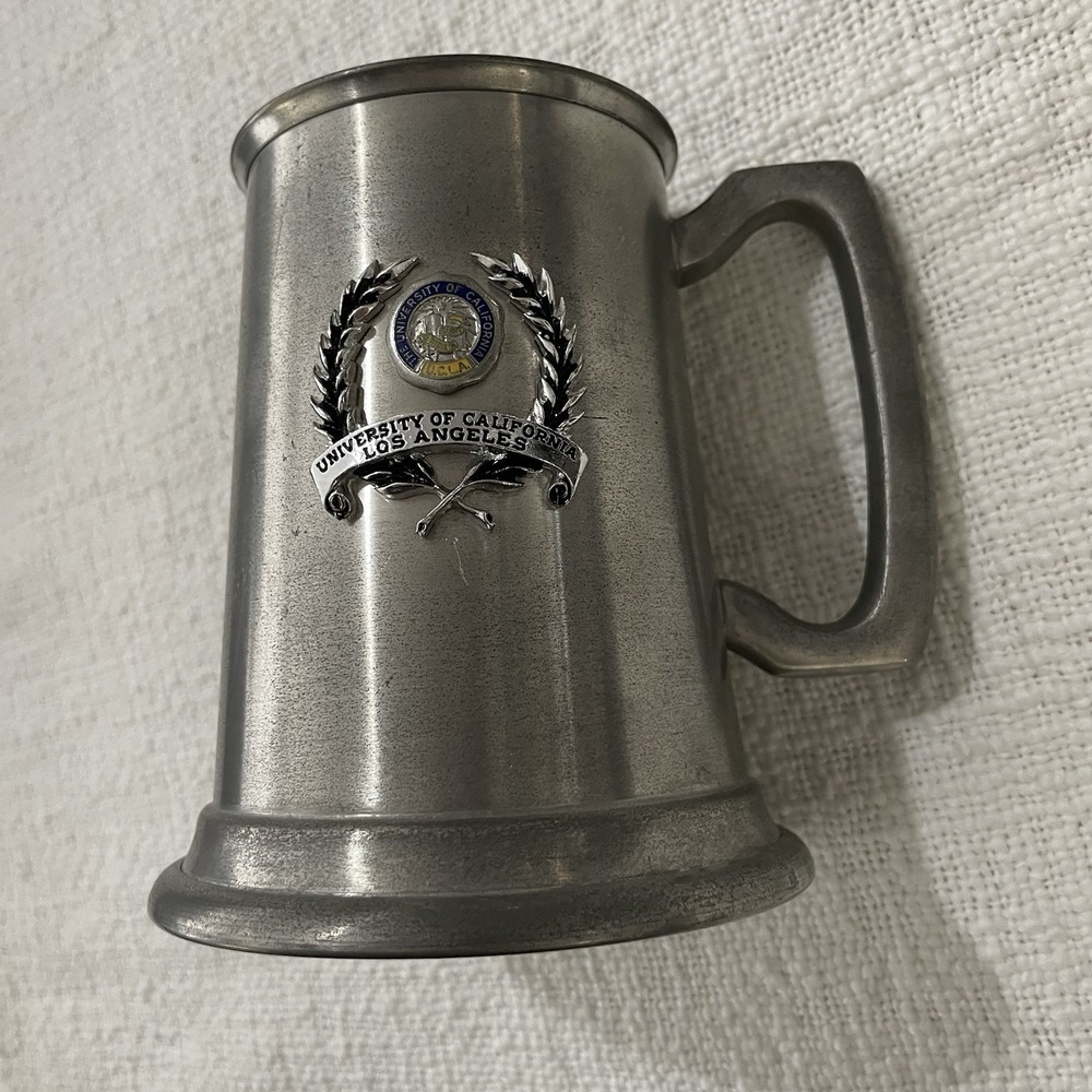 Vintage UCLA University Calif Los Angeles‎ Logo Jostens Pewter Mug Cup College